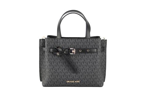 michael kors signature pvc satchel handbag